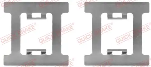 комплект принадлежности, дискови накладки QUICK BRAKE 109-1041