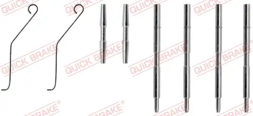 комплект принадлежности, дискови накладки QUICK BRAKE 109-1044