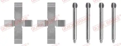 комплект принадлежности, дискови накладки QUICK BRAKE 109-1046