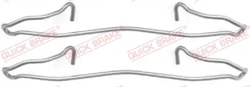 комплект принадлежности, дискови накладки QUICK BRAKE 109-1057