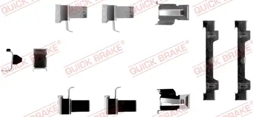 комплект принадлежности, дискови накладки QUICK BRAKE 109-1058