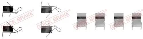 комплект принадлежности, дискови накладки QUICK BRAKE 109-1060