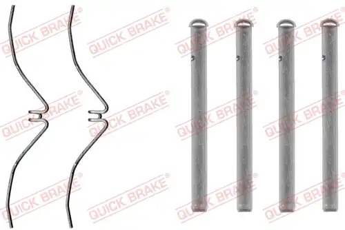 комплект принадлежности, дискови накладки QUICK BRAKE 109-1061
