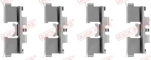 комплект принадлежности, дискови накладки QUICK BRAKE 109-1068