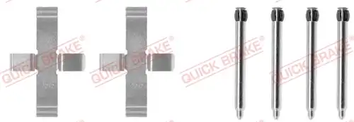 комплект принадлежности, дискови накладки QUICK BRAKE 109-1076