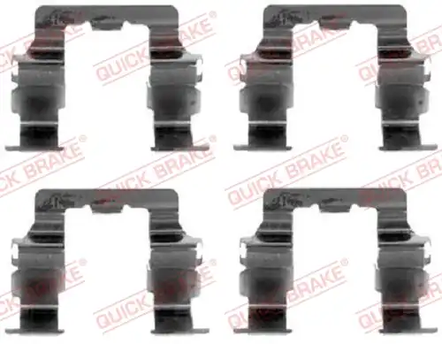 комплект принадлежности, дискови накладки QUICK BRAKE 109-1082