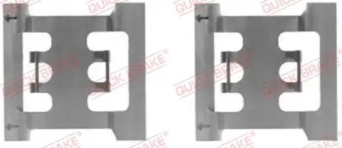 комплект принадлежности, дискови накладки QUICK BRAKE 109-1083