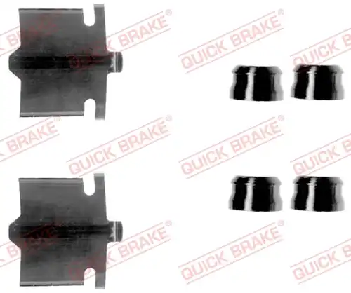 комплект принадлежности, дискови накладки QUICK BRAKE 109-1084