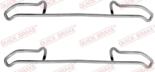 комплект принадлежности, дискови накладки QUICK BRAKE 109-1085