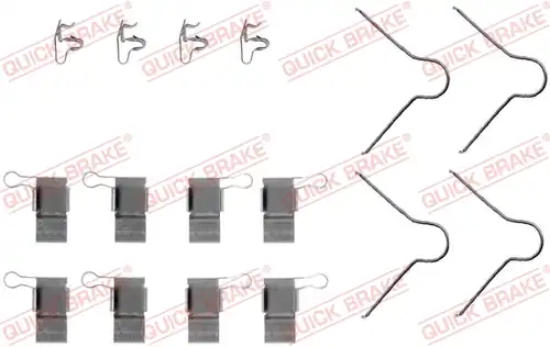 комплект принадлежности, дискови накладки QUICK BRAKE 109-1089