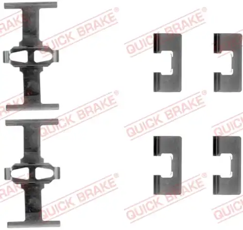 комплект принадлежности, дискови накладки QUICK BRAKE 109-1092