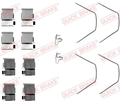 комплект принадлежности, дискови накладки QUICK BRAKE 109-1093