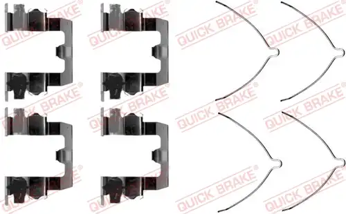 комплект принадлежности, дискови накладки QUICK BRAKE 109-1095