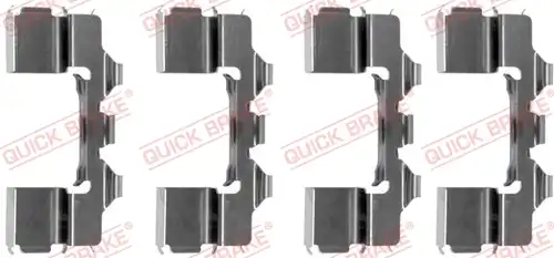 комплект принадлежности, дискови накладки QUICK BRAKE 109-1104