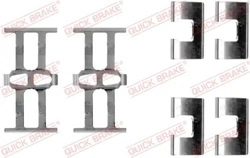 комплект принадлежности, дискови накладки QUICK BRAKE 109-1118