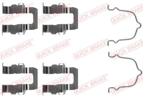 комплект принадлежности, дискови накладки QUICK BRAKE 109-1119