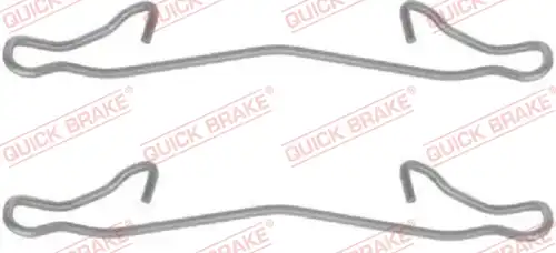 комплект принадлежности, дискови накладки QUICK BRAKE 109-1121