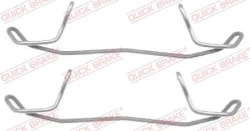 комплект принадлежности, дискови накладки QUICK BRAKE 109-1123
