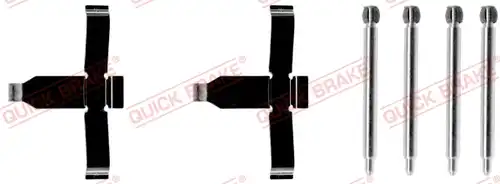 комплект принадлежности, дискови накладки QUICK BRAKE 109-1127