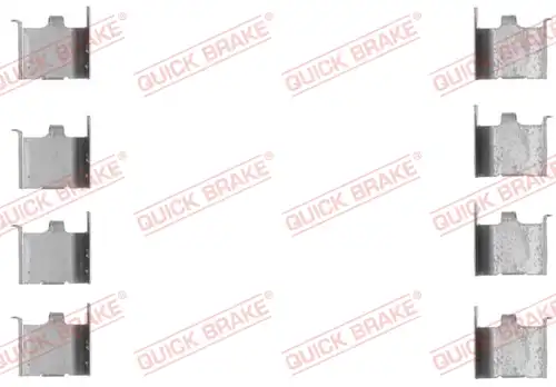 комплект принадлежности, дискови накладки QUICK BRAKE 109-1132