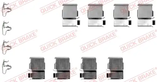 комплект принадлежности, дискови накладки QUICK BRAKE 109-1133