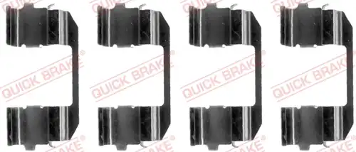 комплект принадлежности, дискови накладки QUICK BRAKE 109-1135