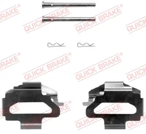 комплект принадлежности, дискови накладки QUICK BRAKE 109-1141