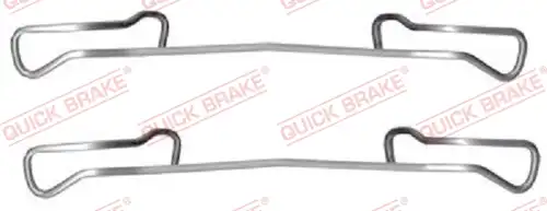 комплект принадлежности, дискови накладки QUICK BRAKE 109-1150