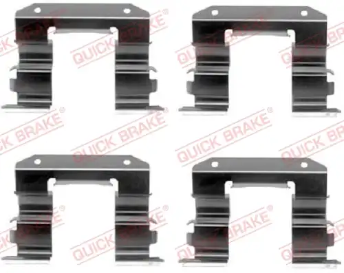 комплект принадлежности, дискови накладки QUICK BRAKE 109-1182