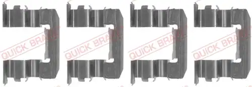 комплект принадлежности, дискови накладки QUICK BRAKE 109-1184