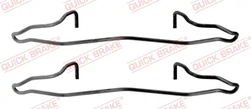комплект принадлежности, дискови накладки QUICK BRAKE 109-1186