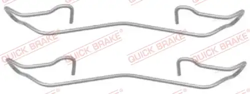 комплект принадлежности, дискови накладки QUICK BRAKE 109-1187