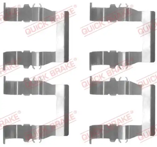 комплект принадлежности, дискови накладки QUICK BRAKE 109-1194