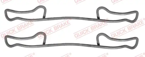 комплект принадлежности, дискови накладки QUICK BRAKE 109-1200