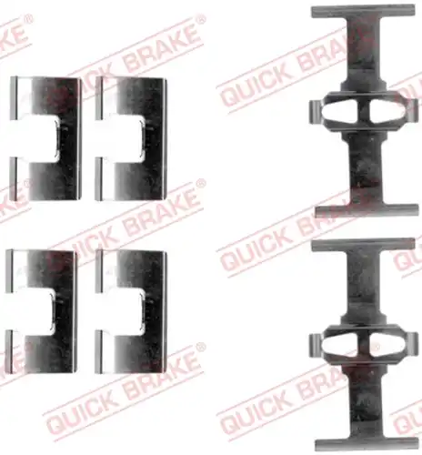 комплект принадлежности, дискови накладки QUICK BRAKE 109-1203