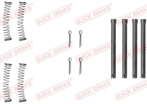 комплект принадлежности, дискови накладки QUICK BRAKE 109-1210