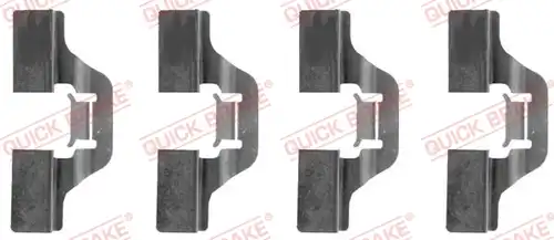 комплект принадлежности, дискови накладки QUICK BRAKE 109-1211