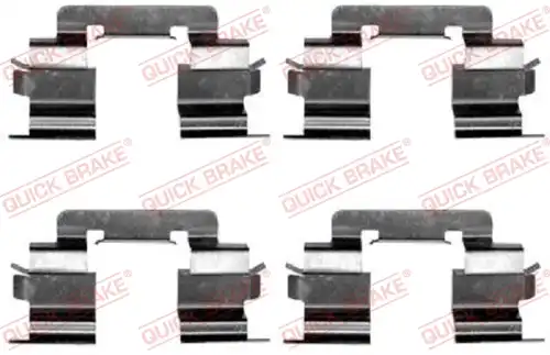 комплект принадлежности, дискови накладки QUICK BRAKE 109-1216