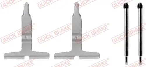 комплект принадлежности, дискови накладки QUICK BRAKE 109-1217