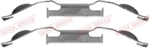 комплект принадлежности, дискови накладки QUICK BRAKE 109-1221