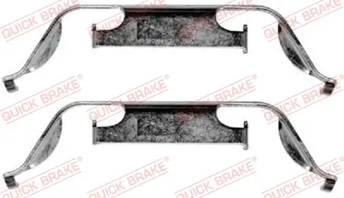 комплект принадлежности, дискови накладки QUICK BRAKE 109-1222