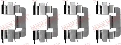 комплект принадлежности, дискови накладки QUICK BRAKE 109-1229