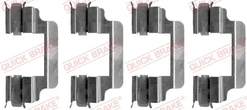 комплект принадлежности, дискови накладки QUICK BRAKE 109-1231