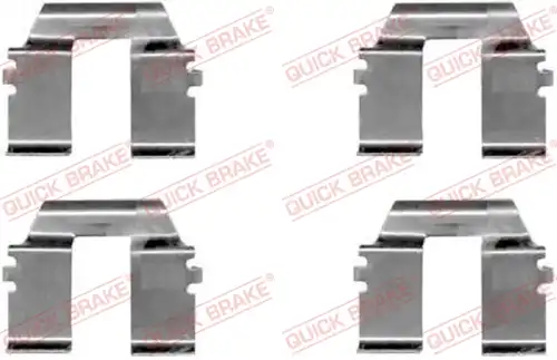 комплект принадлежности, дискови накладки QUICK BRAKE 109-1232