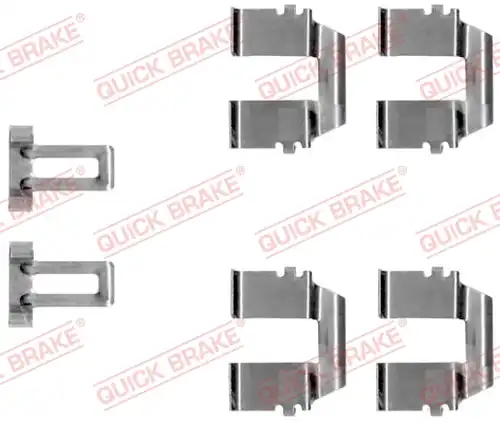 комплект принадлежности, дискови накладки QUICK BRAKE 109-1233
