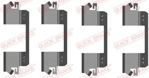 комплект принадлежности, дискови накладки QUICK BRAKE 109-1234