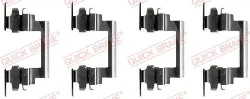 комплект принадлежности, дискови накладки QUICK BRAKE 109-1236