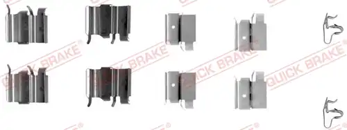 комплект принадлежности, дискови накладки QUICK BRAKE 109-1240