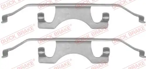 комплект принадлежности, дискови накладки QUICK BRAKE 109-1241