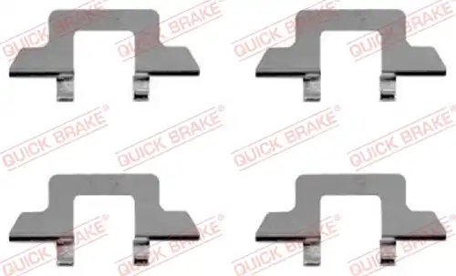 комплект принадлежности, дискови накладки QUICK BRAKE 109-1242